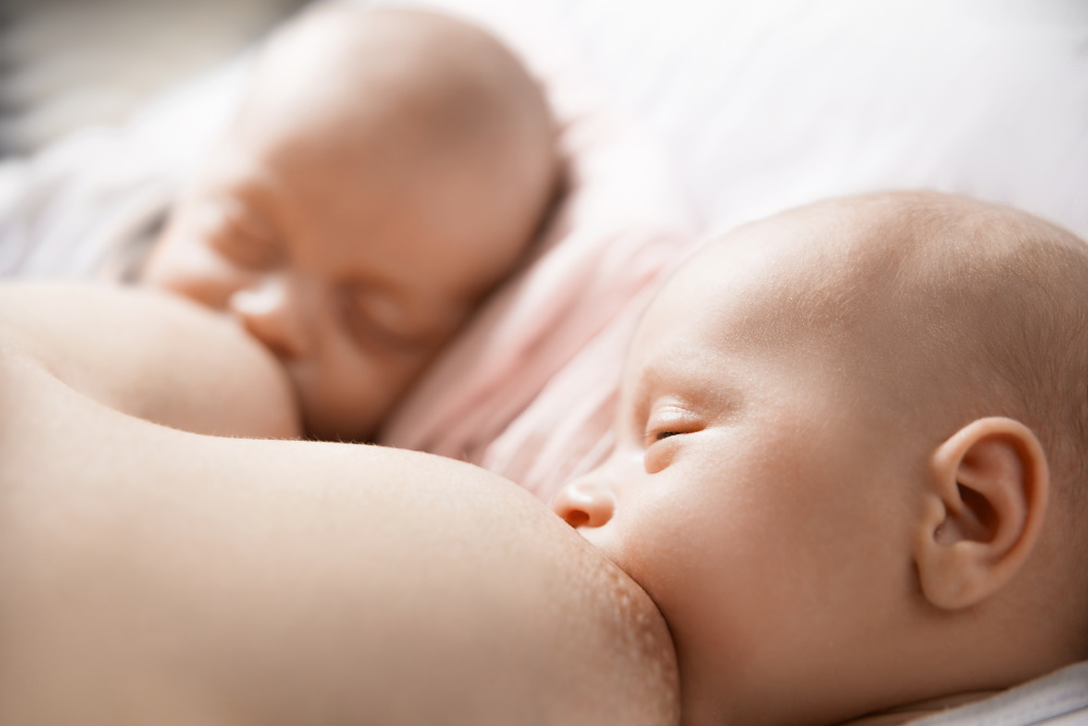 Borstvoeding - tweeling baby's